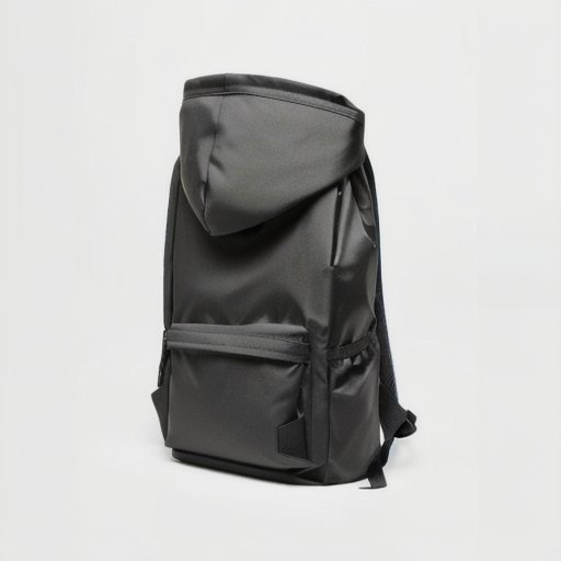 Backpack with hood